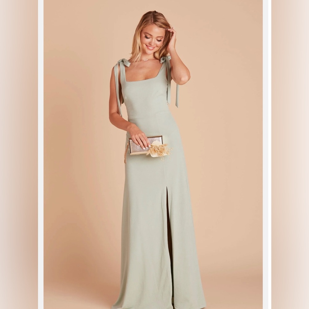 Birdy Grey Bridesmaid Alex Crepe Sage Dress
